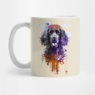 Irish Red Setter Stencil Art Mug